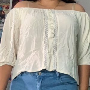 White crop like blouse